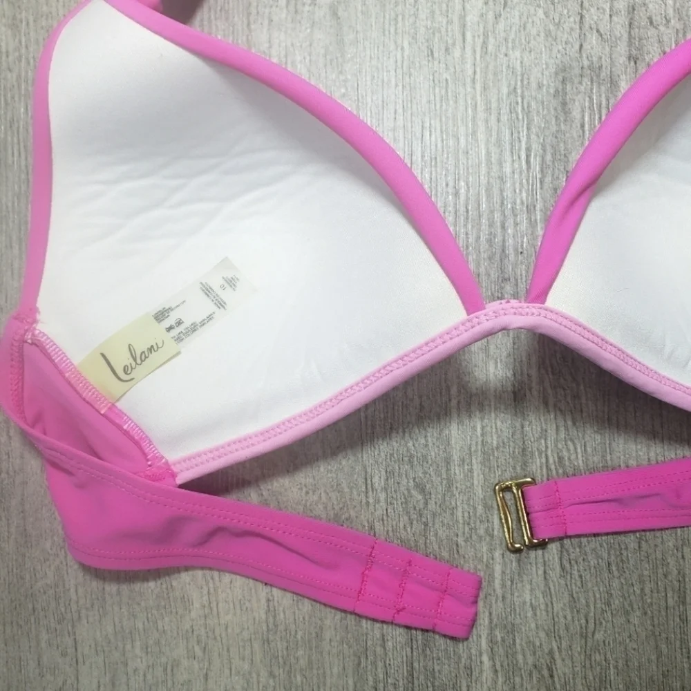 LEILANI Bikini Top Pink Size 10